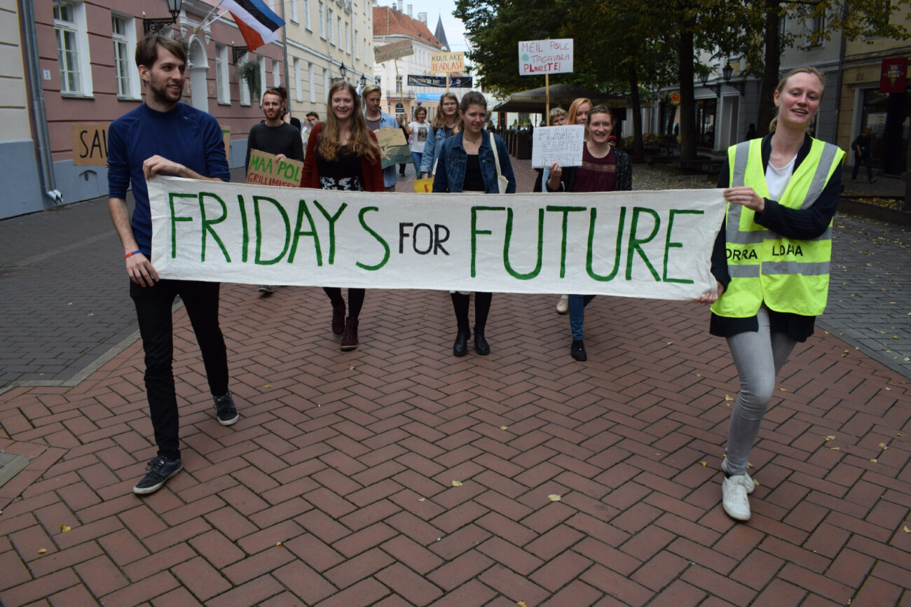 fridays for future Eesti kliimaprotest